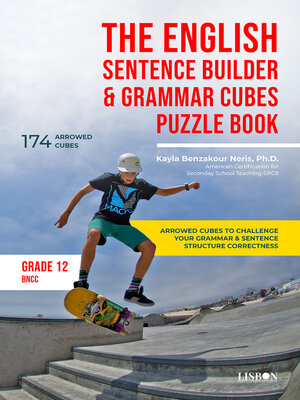 cover image of The English Sentence Builder & Grammar Cubes Puzzle Book